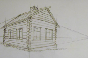 как нарисовать дом 10