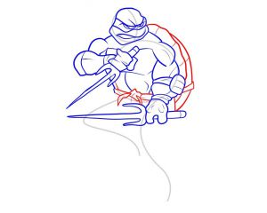 Как нарисовать черепашку-ниндзя 7