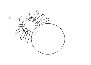 Как нарисовать паука 5