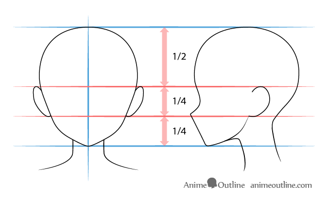 Anime girl ears drawing