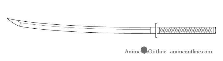 Katana line drawing