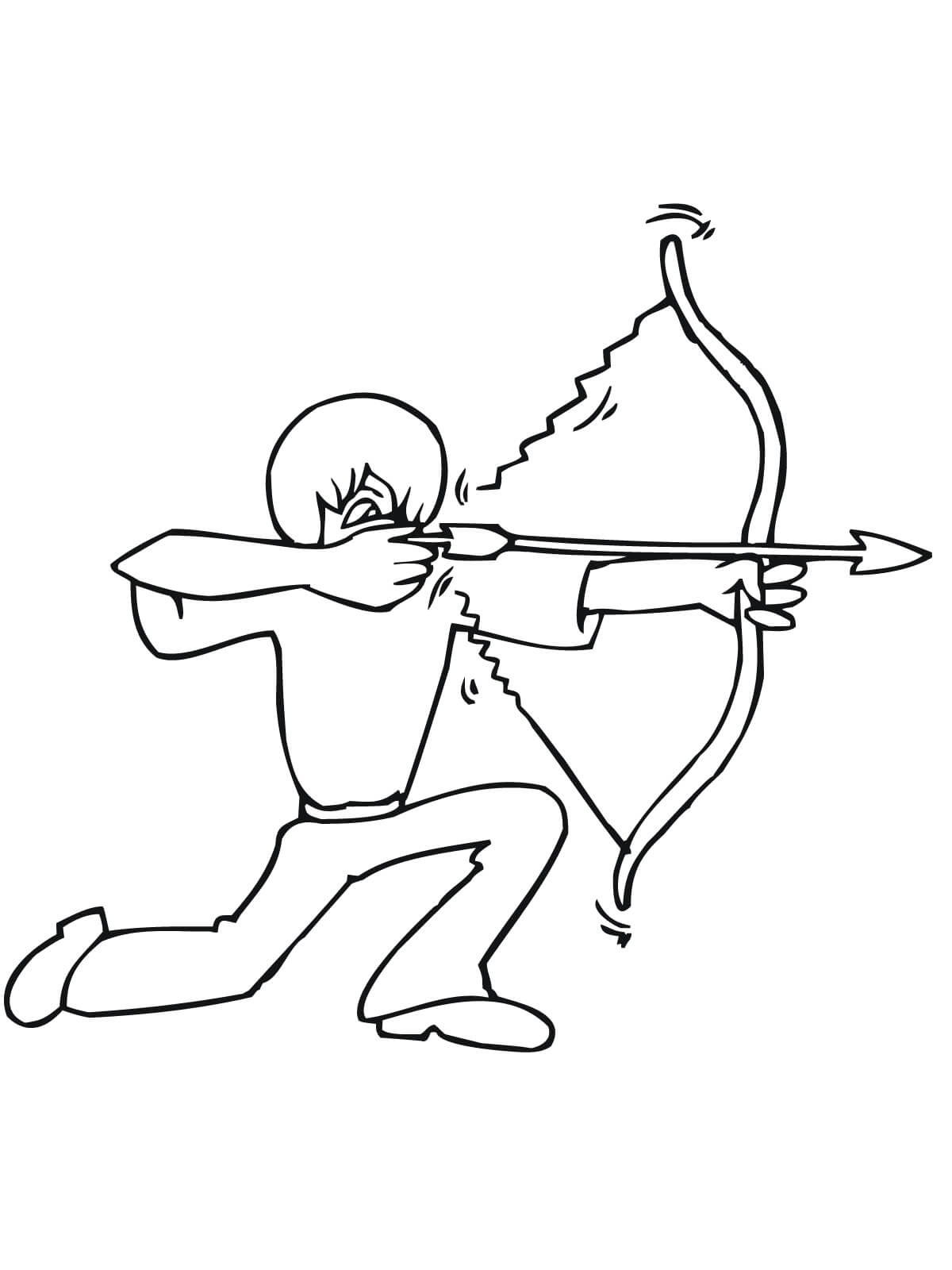 Archer Coloring Page