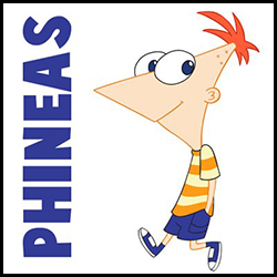 How to Draw Phineas Walking