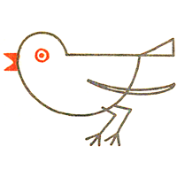 Drawing a Bird / Robin with Simple Shapes for Preschoolers, Toddlers, Young Kids