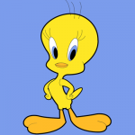 How to Draw Tweety Bird from Looney Tunes 
