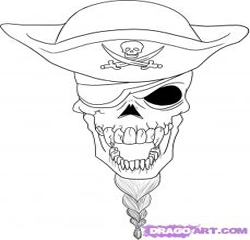 How

  to Draw a Skull Crossbones