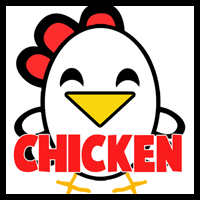 Easiest Chicken or Rooster to Draw Ever – Great for Preschoolers & Young Kids 