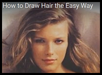 How to Draw Hair The Easy Way