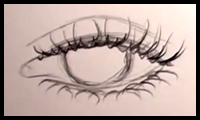 How to Draw Eyelashes 