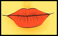How to Draw 4 Different Types of Mouths