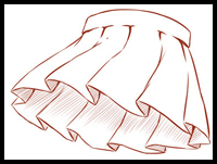 Learn Manga Basics: Pleated Skirts