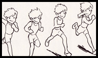 How to Draw Characters Running