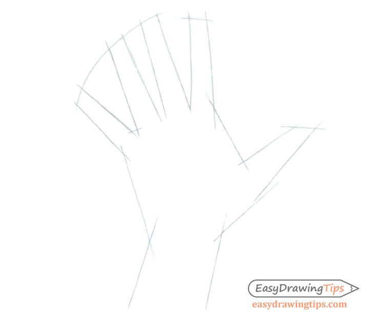Hand shape sketch