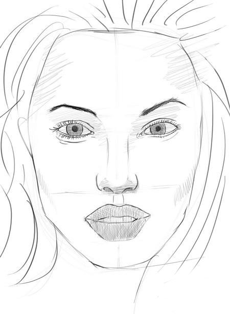Как нарисовать портрет девушки карандашом поэтапно для начинающих