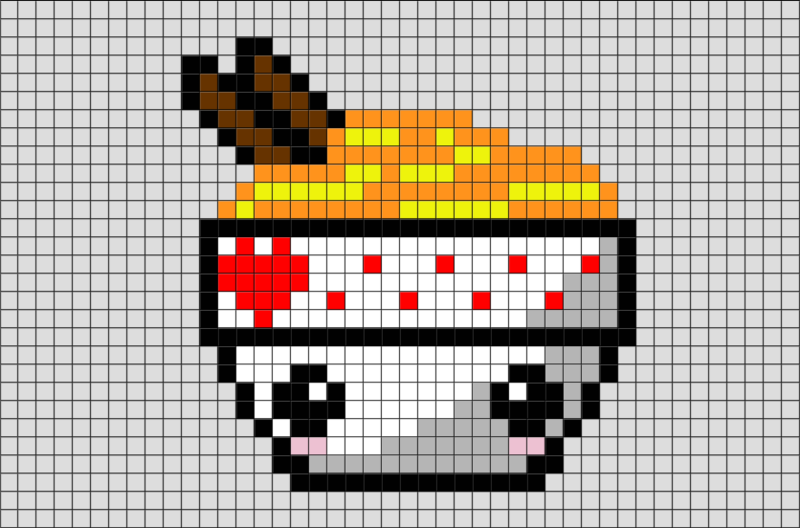 ea3559c019fc Рисунки по клеточкам: еда