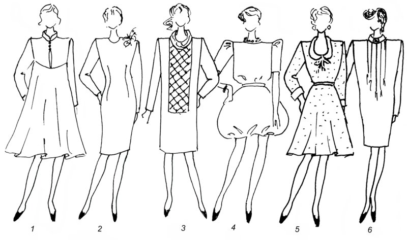 woman-dress-fashion-sketch Рисунки карандашом платья