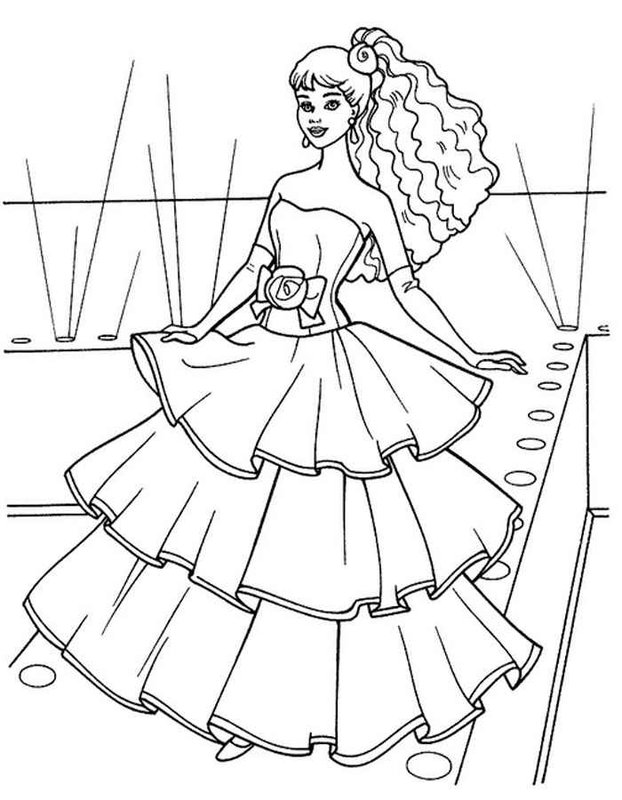 woman-dress-fashion-sketch Рисунки карандашом платья