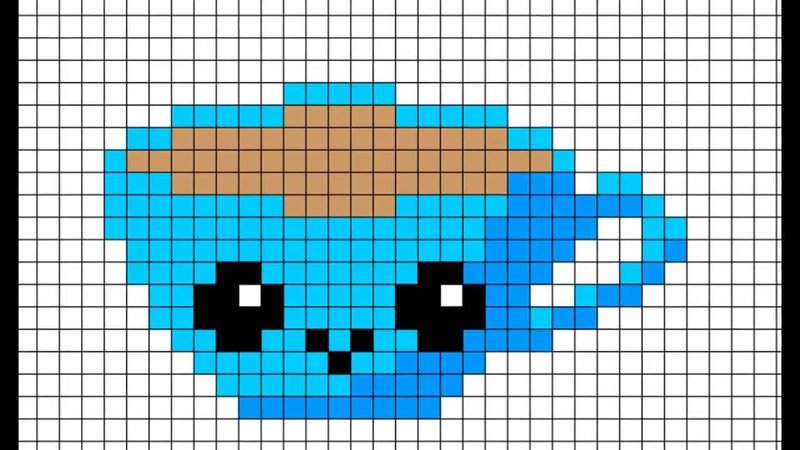 ea3559c019fc Рисунки по клеточкам: еда