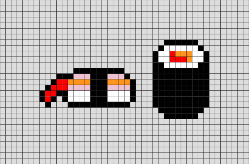 ea3559c019fc Рисунки по клеточкам: еда