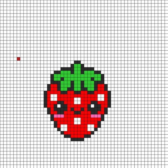 ea3559c019fc Рисунки по клеточкам: еда