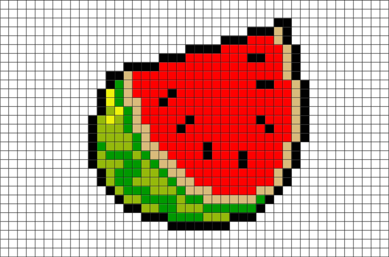 ea3559c019fc Рисунки по клеточкам: еда
