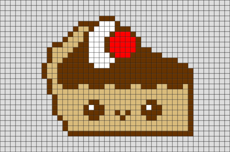 ea3559c019fc Рисунки по клеточкам: еда