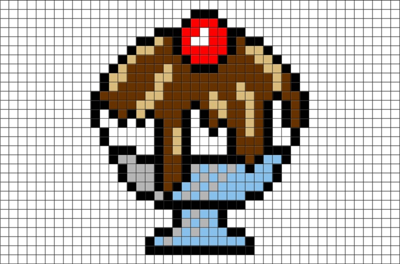 ea3559c019fc Рисунки по клеточкам: еда