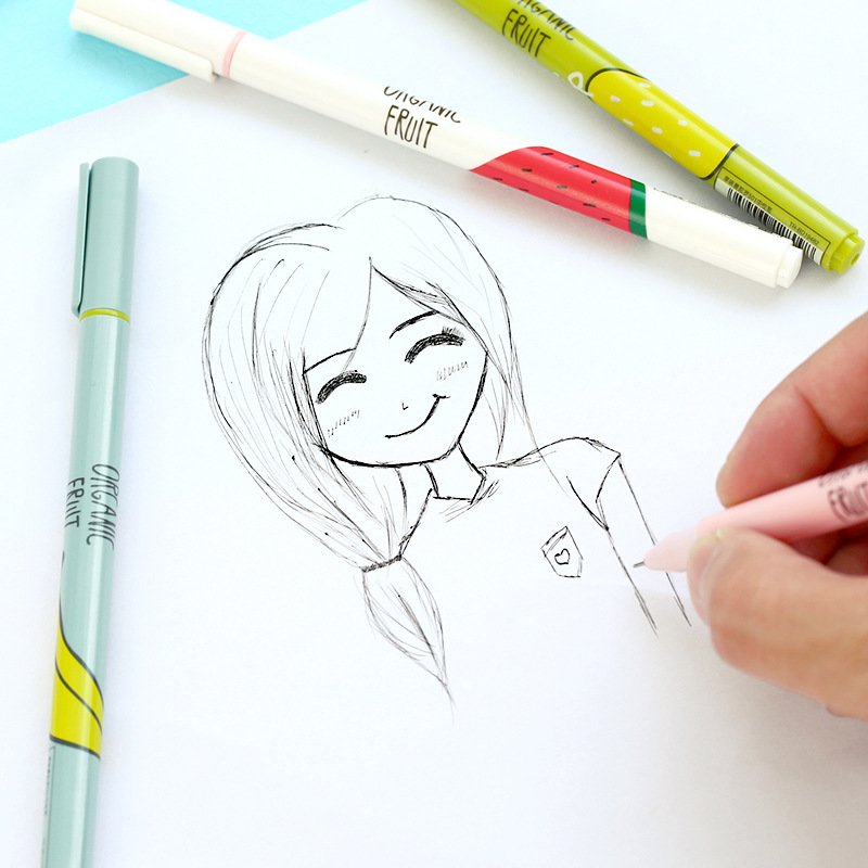 Рисунки гелевой ручкой