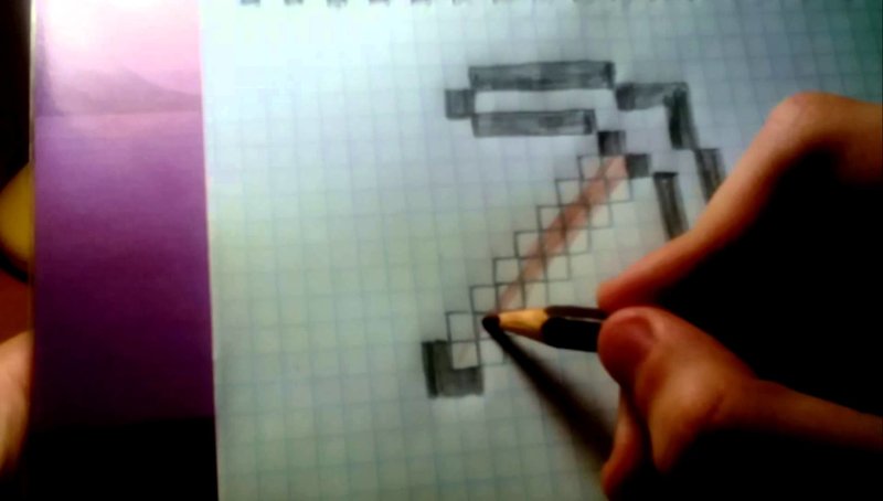 Майнкрафт: рисунки карандашом