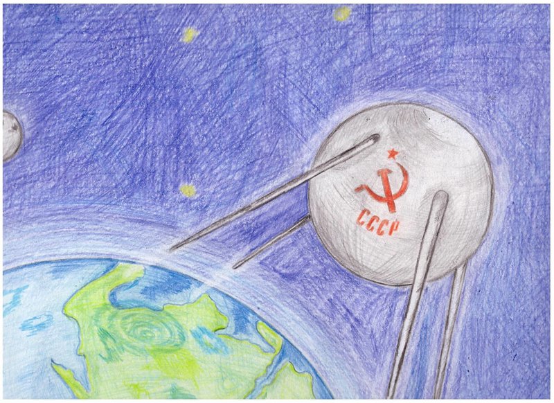 orig (10) Рисунки космоса простым карандашом