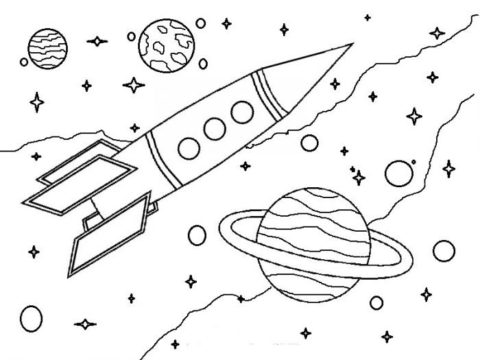 orig (10) Рисунки космоса простым карандашом