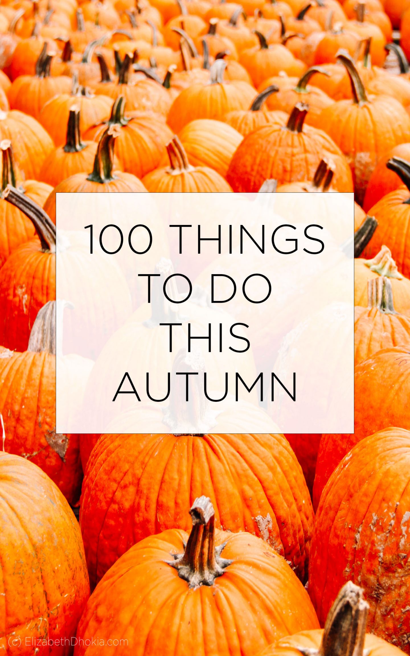 100 Things To Do This Autumn List