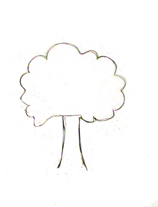 How to draw a tree tutorial