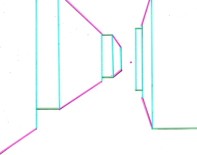 Single Point Perspective Drawing of a Street