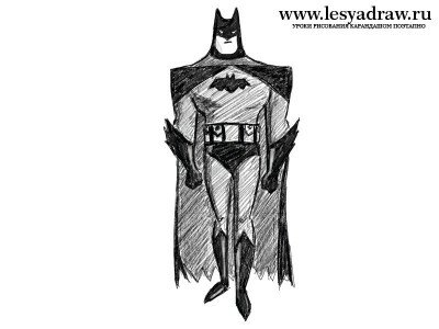 Как нарисовать Бэтмена 