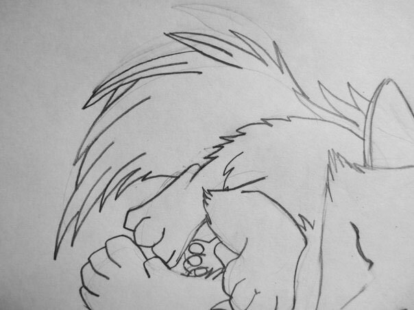 Как нарисовать чиби волка