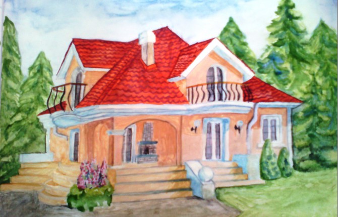 Рисовать дом проект