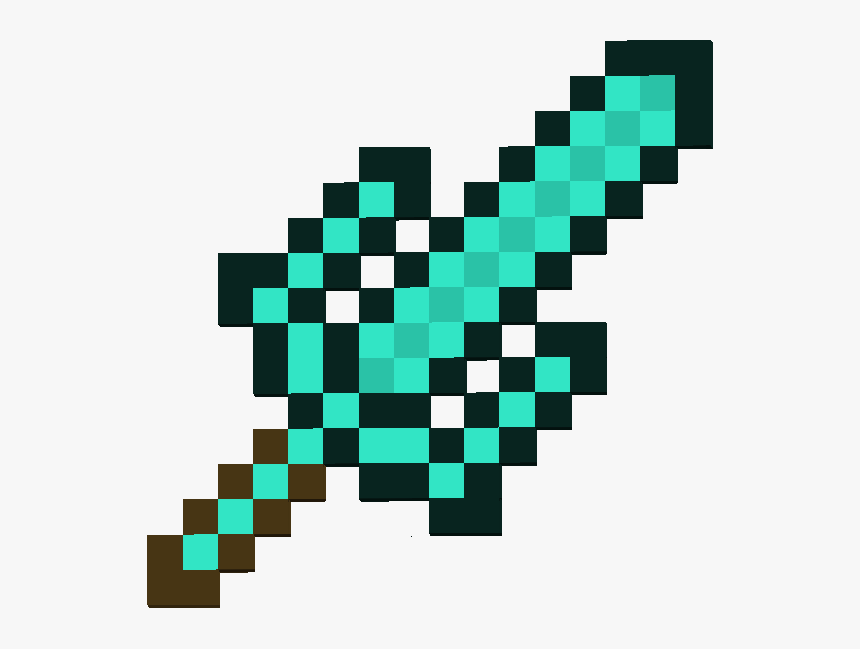 Как нарисовать алмазный меч