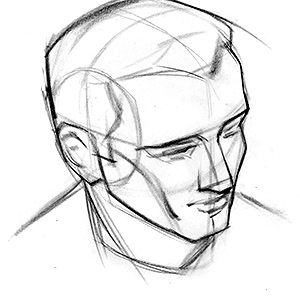 Head Drawing Camera Angle Tilt Head Drawing From Angled Camera View