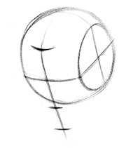 Head Looking Down Drawing X Axis Head Looking Down Drawing X Axis