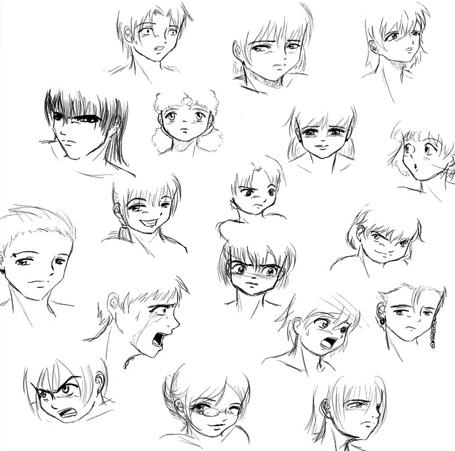  как рисовать нос аниме