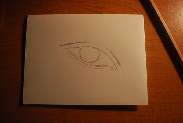 как нарисовать глаза