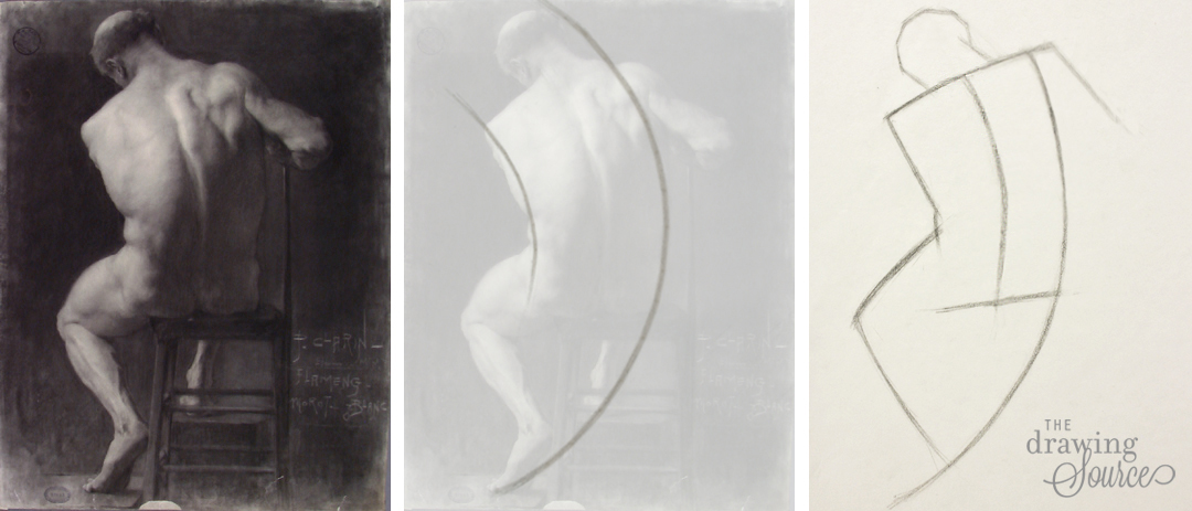 Drawing Figures: starting with a gesture line Drawing Figures: starting with a gesture line